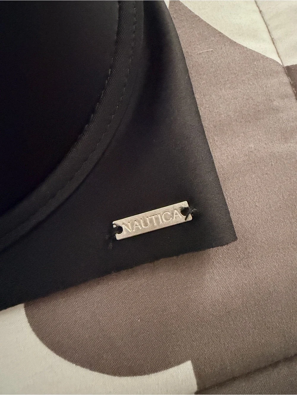 Nautica Black Strapless Bandeau Bra - Molded Cups
